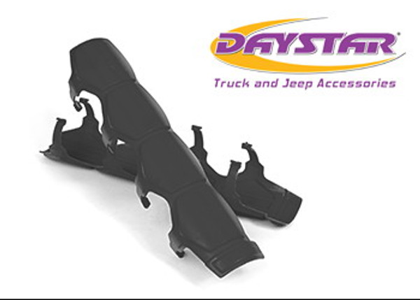 Daystar Universal Shock and Steering Stabilizer Armor Black Includes Mounting Rings Set of 4 KU71127BK