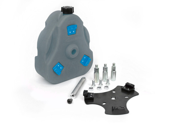 Daystar 46-75 Jeep CJ Cam Can Kit Gray Drinking Water W/ Spout KJ71035RB