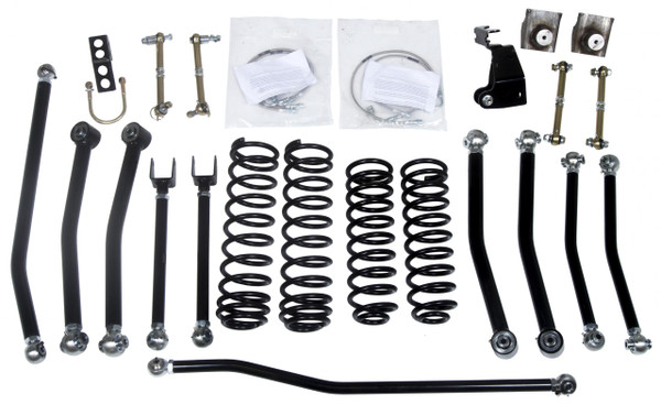 Daystar 07-17 Jeep Wrangler JK 3 Inch Low Center of Gravity Lift Kit Front and Rear KJ09175BK