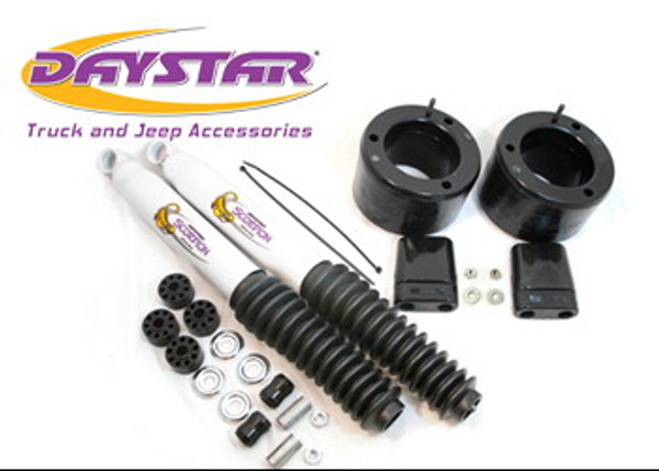 Daystar 13-18 Ram 3500 2WD and 14-18 RAM 2500 2WD 2 Inch Leveling Kit Front 2 Scorpion Shocks Included KC09137BK