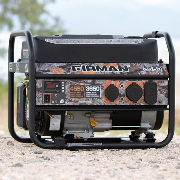 GAS POWERED 4550/3650 WATT(PERFORMANCE SERIES)EXTENDED RUN TIME PORTABLE GENERATOR-CAMO               P03609