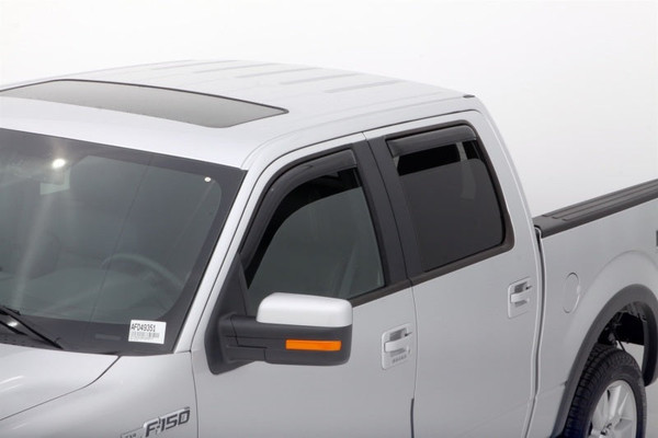 0914 F150 SUPER CREW INCHANNEL WIND DEFLECTOR 4 PC SMOKE 0914 F150 SUPER CREW INCHANNEL WIND DEFLECTOR 4 PC SMOKE