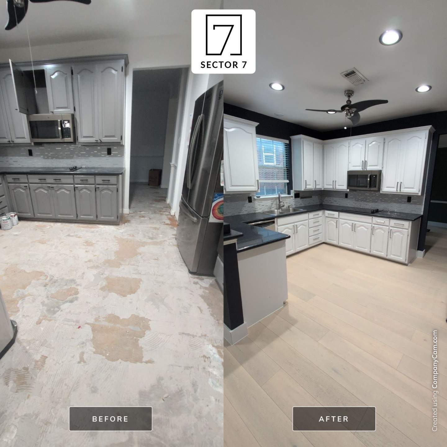 Full home restoration before and after