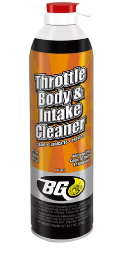 Throttle Additive Cleaner BG Products Throttle & Body Intake Cleaner 5oz PN 4058