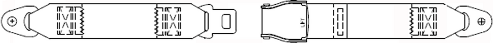 Lift Lever Buckle, Standard Radius End Fittings (0.390" hole)