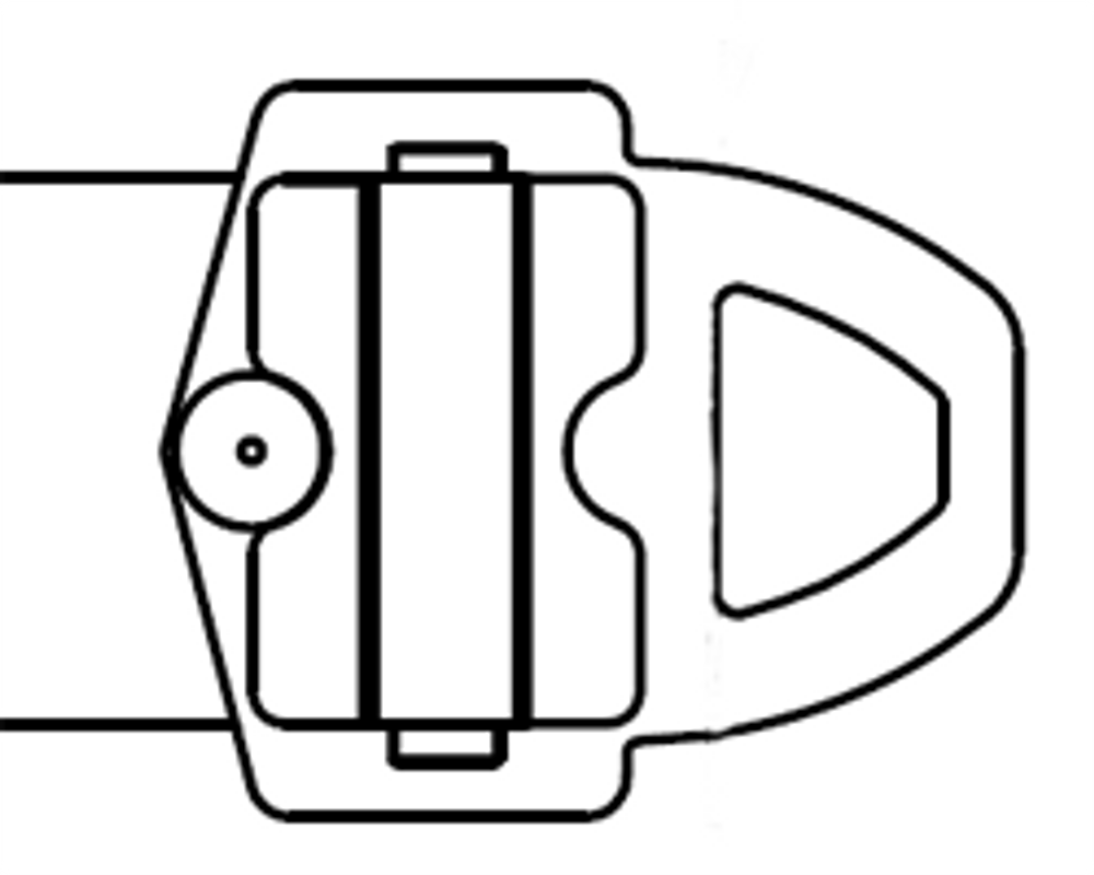 APV Belt Extension Strap & Buckle 225mm ADR ADR