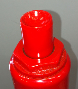 Concave top cradles the jack point