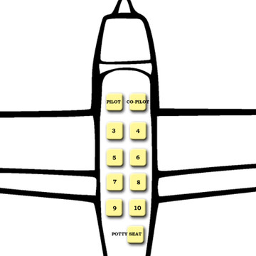 Piper PA24/30/39 Rear Lap Belt