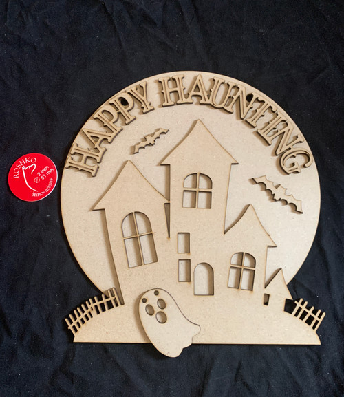 Halloween Haunted House DIY sign kit 