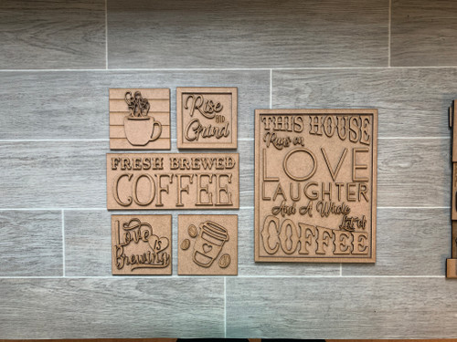 Coffee Wall Collage decoration set