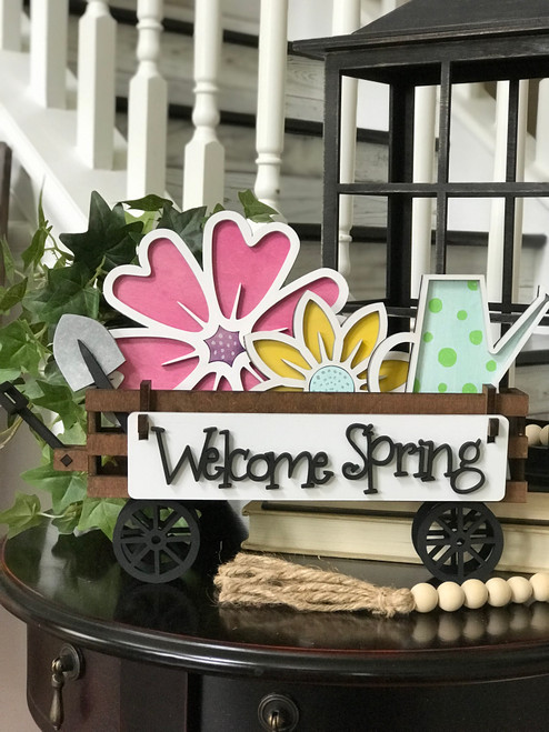 Wagon Shelf Sitter with Spring Insert