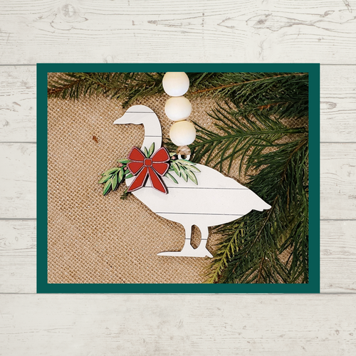 Farm Animal Christmas Ornament  (Goose)