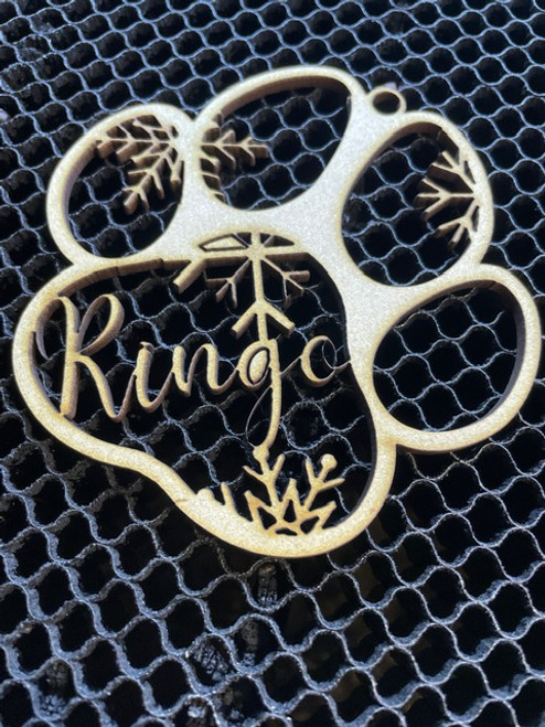 sample paw cut