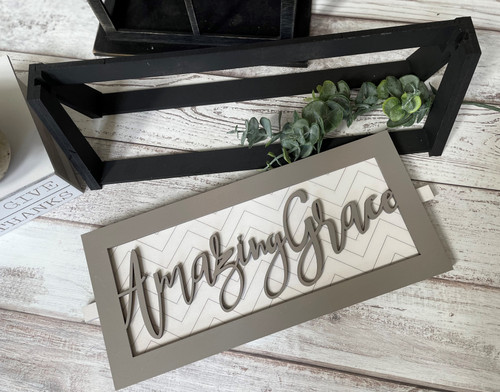 Amazing Grace insert sign ONLY