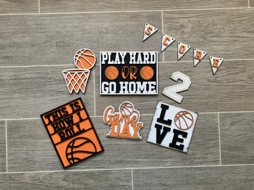  Basketball Tier Tray decoration set