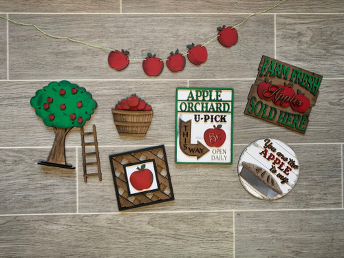  Apple Tier Tray decoration set