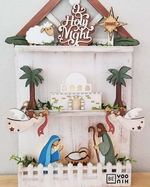 Nativity  Tier Tray decoration set