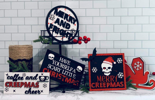 Merry Creepmas Tier Tray decoration set