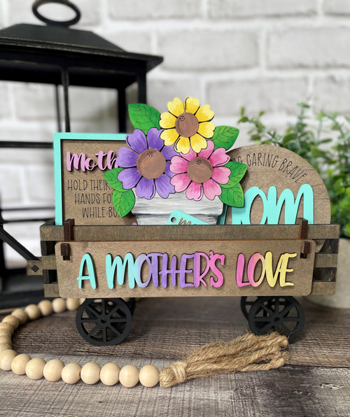 Wagon Shelf Sitter with Mother's Love Insert
