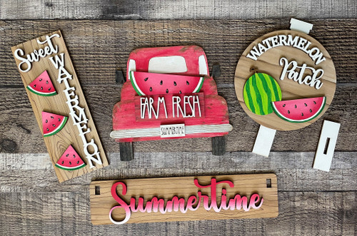 Shelf Sitter  Watermelon Insert set 