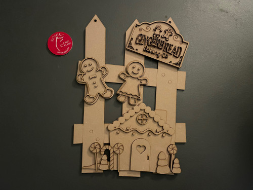 Gingerbread  fence kit