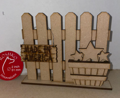 Mini Fence with Made USA