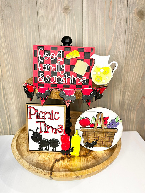 PICNIC Tier Tray decoration set