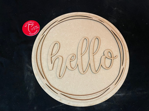 Hello design #6 sign DIY  kit