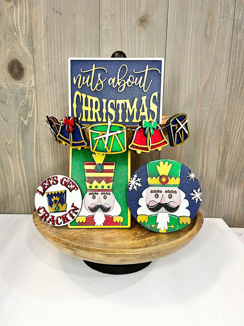 Nutcracker Tier Tray decoration set