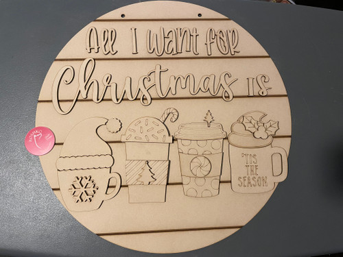 All I want for Christmas is DIY sign kit sign kit