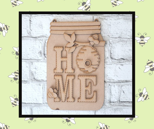 Home Bee Hive Sign 