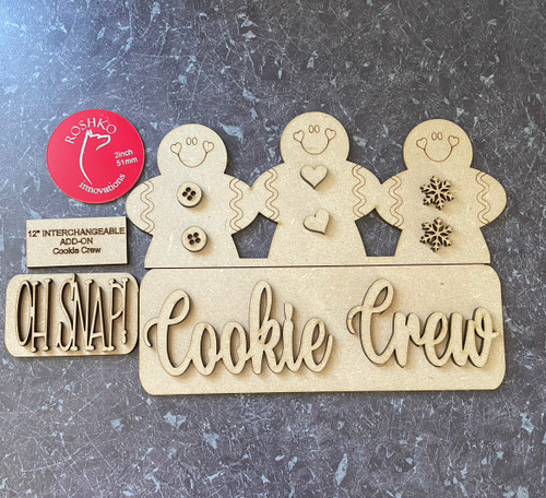 12" Interchangeable -Cookie Crew (INSERT ONLY)