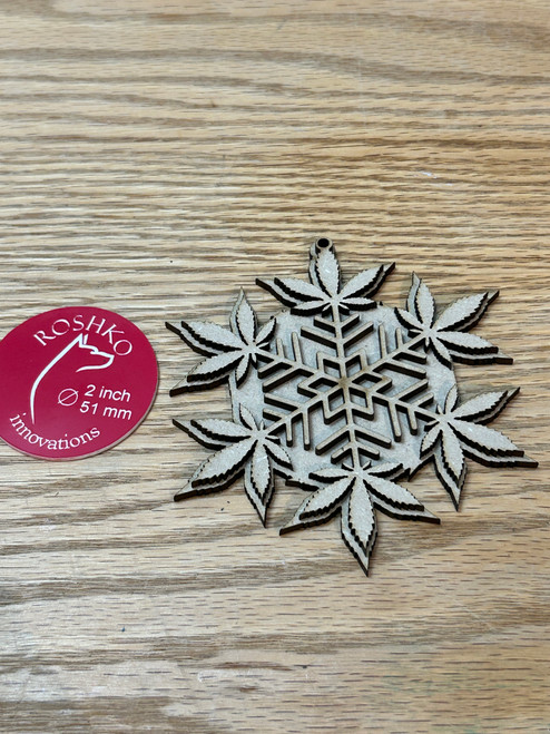 Pot leaf snowflake Ornament 