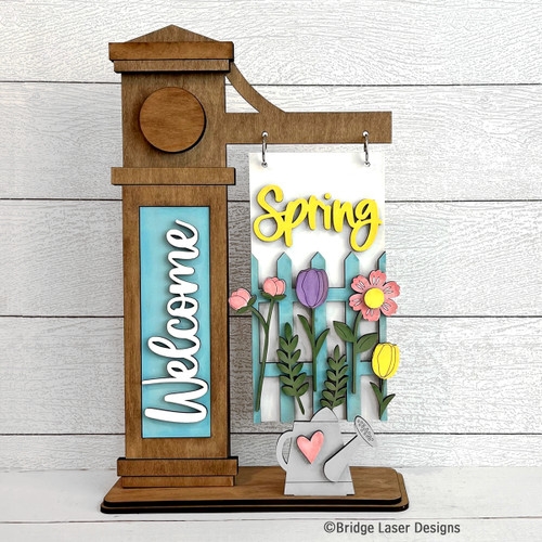 Porch Stand FULL KIT- Spring Flowers