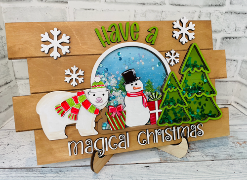 Magical Christmas DIY sign 