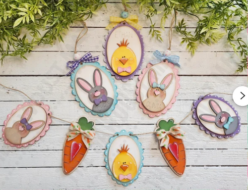 Easter multilayer Ornament 