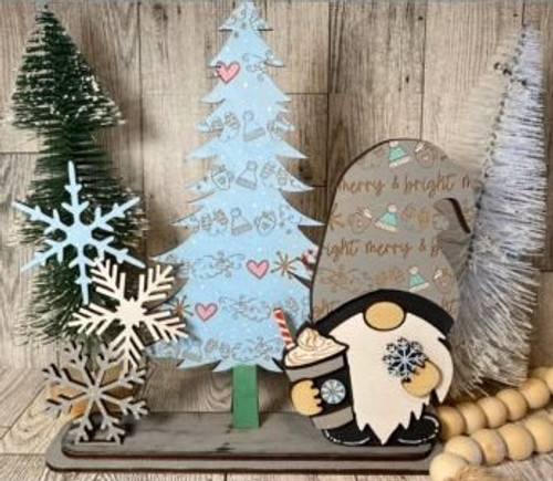 Gnome Shelf Sitter - Winter Wonderland 