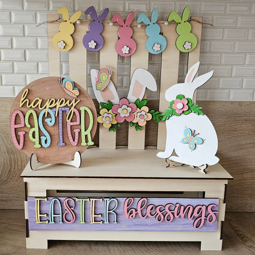 Easter Blessing Tier Tray decoration set