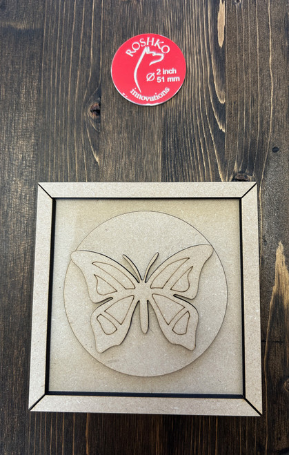 Framed Ornament  - Butterfly