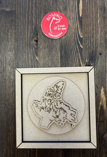 Framed Ornament  - Nunavut