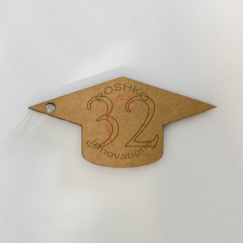 Sample image of shape cut from cardboard