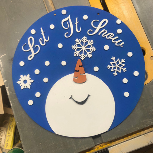 Let it snow DIY sign kit sign kit