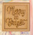 Merry and Bright  Leaning ladder insert
