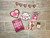 Chocolate Valentines Day Tier Tray decoration set
