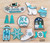 Winter Wonderland Tier Tray decoration set