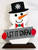 Let it snow freestanding snowman 