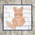 Wood Slice Bunny shelf sitter sign DIY  kit