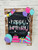 Sandwich Board happy birthday insert ONLY