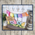 Hello Spring Flowers picket fence inserts ONLY 