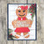 Girl Gingerbread Door Hanger - Welcome banner